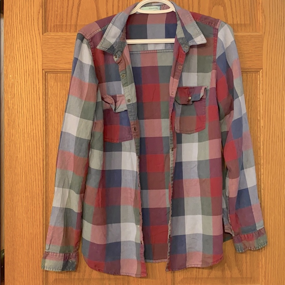 plaid shirt